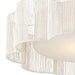 Currey and Company - 9000-0923 - LED Chandelier - White/Contemporary Silver Leaf