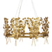 Currey and Company - 9000-0975 - Eight Light Chandelier - Aviva Stanoff - Contemporary Gold Leaf