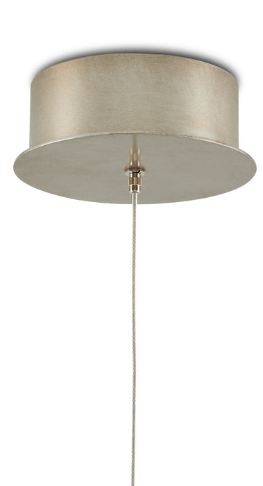 Currey and Company - 9000-1019 - One Light Pendant - Antique Brass/Silver