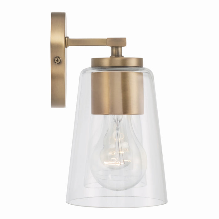 Capital Lighting - 148641AD-537 - Four Light Vanity - Portman - Aged Brass