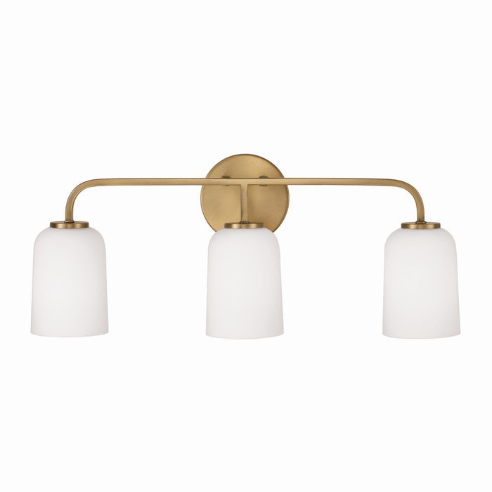 Capital Lighting - 148831AD-542 - Three Light Vanity - Lawson - Aged Brass