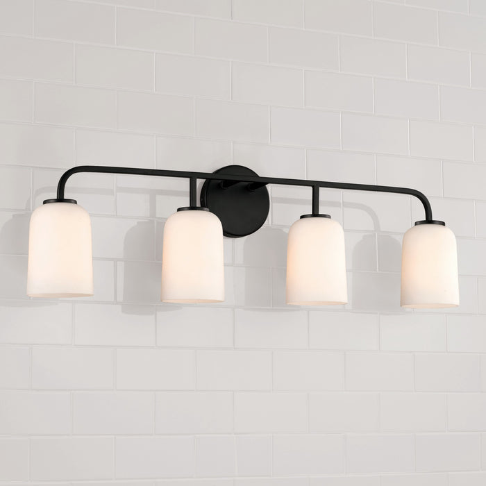 Capital Lighting - 148841MB-542 - Four Light Vanity - Lawson - Matte Black