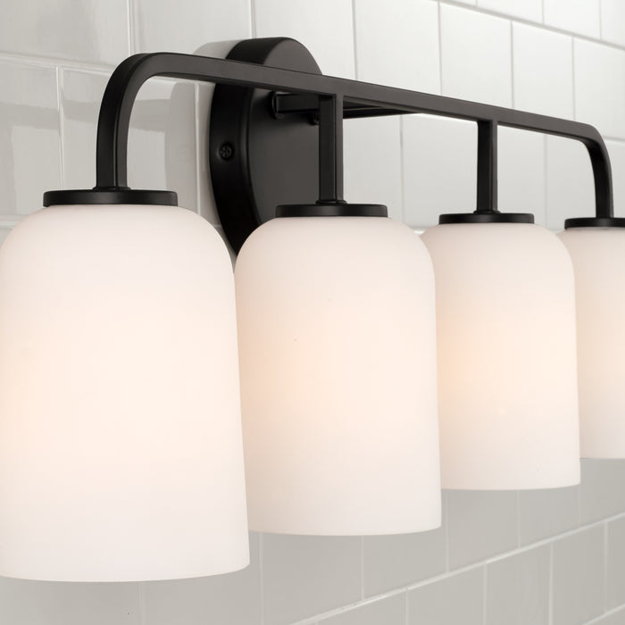 Capital Lighting - 148841MB-542 - Four Light Vanity - Lawson - Matte Black