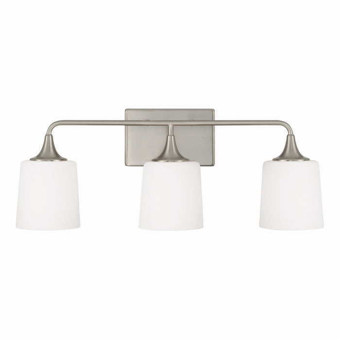 Capital Lighting - 148931BN-541 - Three Light Vanity - Presley - Brushed Nickel