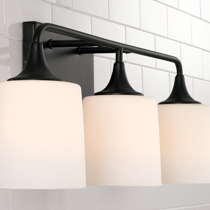 Capital Lighting - 148931MB-541 - Three Light Vanity - Presley - Matte Black