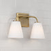 Capital Lighting - 149421AD-543 - Two Light Vanity - Brody - Aged Brass