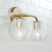 Capital Lighting - 149921MA-544 - Two Light Vanity - Dolan - Matte Brass