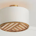 Capital Lighting - 247431MA - Three Light Semi-Flush Mount - Soleil - Matte Brass