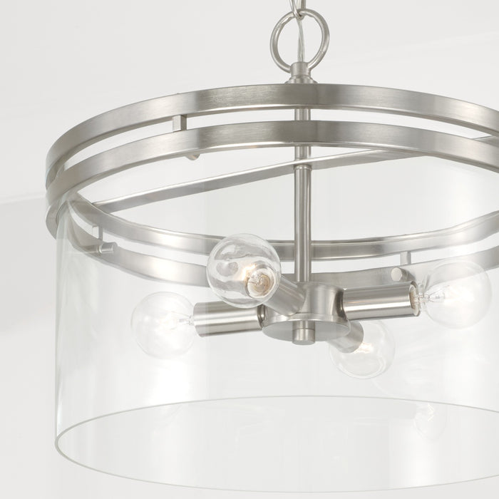 Capital Lighting - 248741BN - Four Light Semi-Flush Mount - Fuller - Brushed Nickel