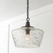 Capital Lighting - 347611CK - One Light Pendant - Clive - Carbon Grey and Black Iron