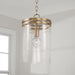 Capital Lighting - 348711AD - One Light Pendant - Fuller - Aged Brass