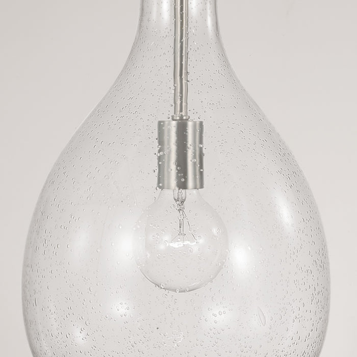Capital Lighting - 349011BN - One Light Pendant - Brentwood - Brushed Nickel