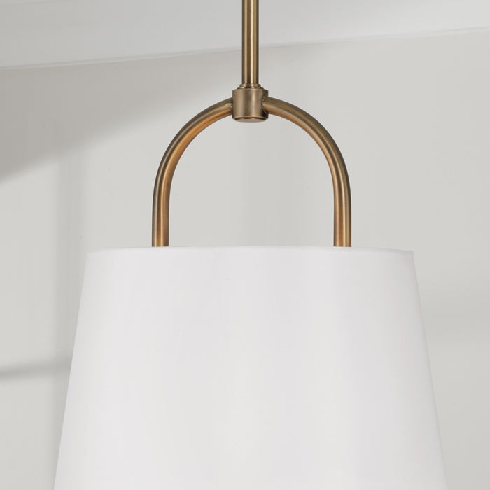 Capital Lighting - 349412AD - One Light Pendant - Brody - Aged Brass