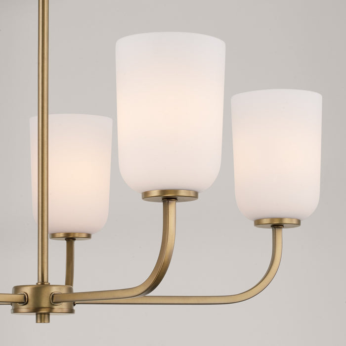 Capital Lighting - 448851AD-542 - Five Light Chandelier - Lawson - Aged Brass