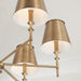 Capital Lighting - 449761AD-707 - Six Light Chandelier - Whitney - Aged Brass