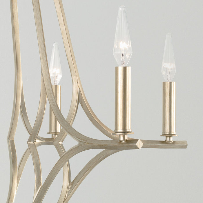 Capital Lighting - 450061BS - Six Light Chandelier - Claire - Brushed Champagne