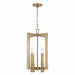 Capital Lighting - 549641AD - Four Light Foyer Pendant - Blake - Aged Brass