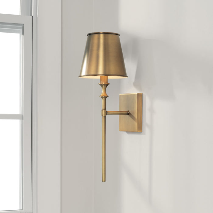 Capital Lighting - 649711AD-708 - One Light Wall Sconce - Whitney - Aged Brass