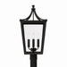 Capital Lighting - 947943BK - Four Light Outdoor Post Lantern - Adair - Black