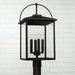 Capital Lighting - 948043BK - Four Light Outdoor Post Lantern - Bryson - Black