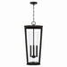 Capital Lighting - 948132BK - Three Light Outdoor Hanging Lantern - Elliott - Black