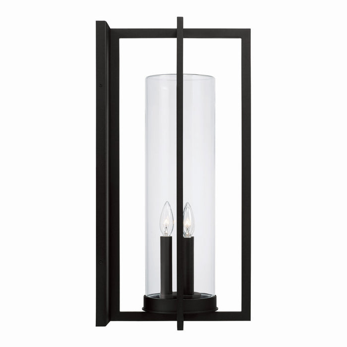 Capital Lighting - 948231BK - Three Light Outdoor Wall Lantern - Kent - Black