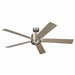 Kichler - 330060NI - 60``Ceiling Fan - Lucian Elite XL - Brushed Nickel