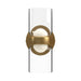 Kuzco Lighting - WS52511-BG/CL - LED Wall Sconce - Cedar - Brushed Gold/Clear Glass