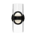 Kuzco Lighting - WS52511-BK/CL - LED Wall Sconce - Cedar - Black/Clear Glass