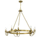 Savoy House - 1-2208-10-322 - Ten Light Chandelier - Sullivan - Warm Brass