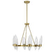 Savoy House - 1-5500-6-322 - Six Light Chandelier - Nouvel - Warm Brass