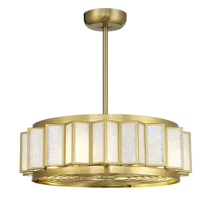Savoy House - 28-FD-690-322 - LED Fan D'Lier - Gideon - Warm Brass