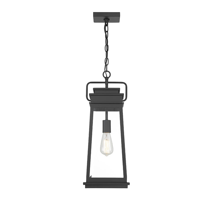 Savoy House - 5-816-BK - One Light Outdoor Hanging Lantern - Boone - Matte Black