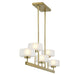 Savoy House - 1-5407-5-322 - LED Linear Chandelier - Falster - Warm Brass