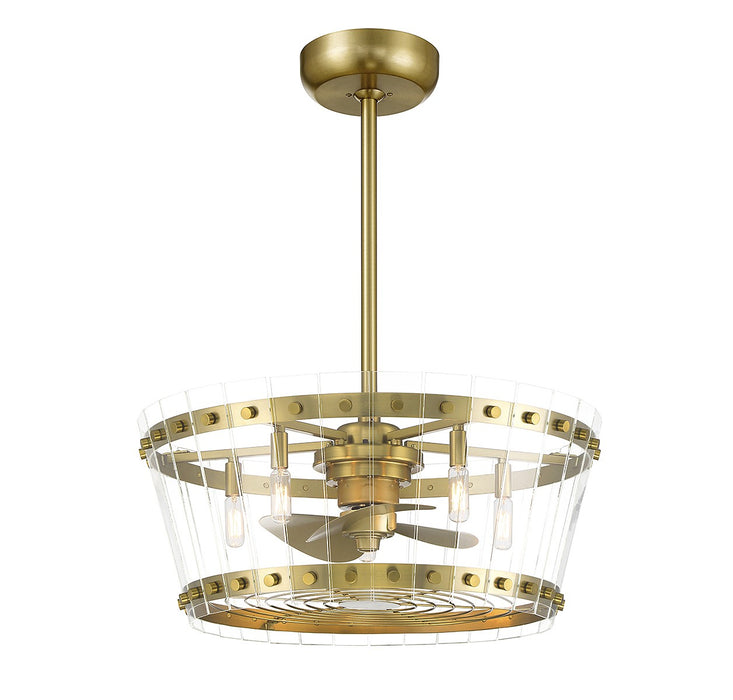 Savoy House - 24-FD-8853-322 - LED Fan D'Lier - Ventari - Warm Brass
