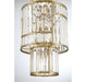 Savoy House - 3-2226-8-322 - Eight Light Pendant - Rohe - Warm Brass