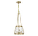 Savoy House - 7-1803-3-322 - Three Light Pendant - Crawford - Warm Brass