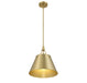 Savoy House - 7-4499-1-322 - One Light Pendant - Willis - Warm Brass