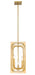 Z-Lite - 3038-4RB - Four Light Chandelier - Easton - Rubbed Brass