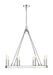 Z-Lite - 482R-8PN - Eight Light Chandelier - Barclay - Polished Nickel