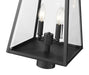 Z-Lite - 521PHMR-BK - Two Light Outdoor Post Mount - Broughton - Black