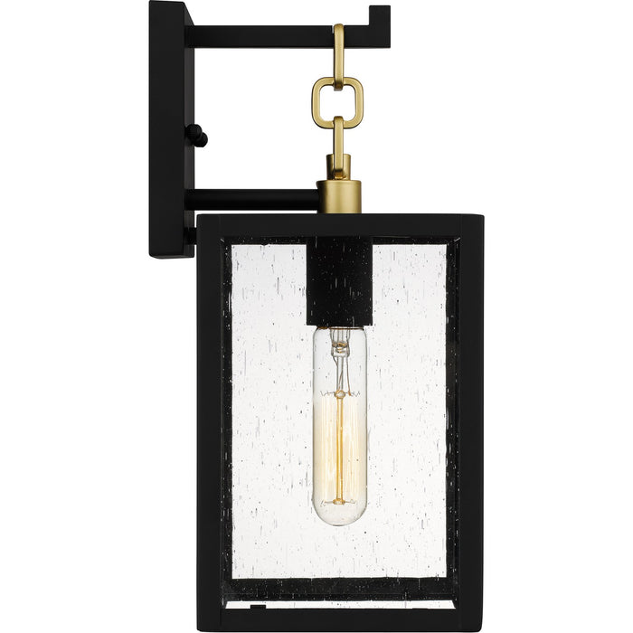 Quoizel - ANC8406MBK - One Light Outdoor Wall Mount - Anchorage - Matte Black