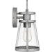 Quoizel - BAB8406ABA - One Light Outdoor Wall Mount - Barber - Antique Brushed Aluminum
