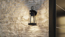 Quoizel - BAB8406MBK - One Light Outdoor Wall Mount - Barber - Matte Black