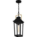 Quoizel - BUK1907MBK - One Light Outdoor Hanging Lantern - Buckley - Matte Black