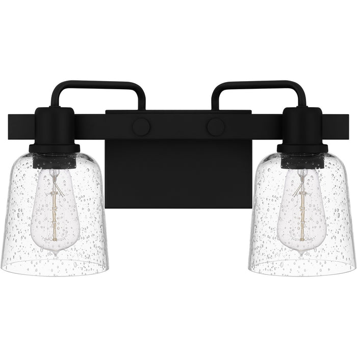 Quoizel - LYD8616MBK - Two Light Bath - Lydia - Matte Black