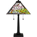 Quoizel - TF16145MBK - Two Light Table Lamp - Tiffany - Matte Black