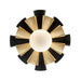 Varaluz - 372P01LMBFG - One Light Pendant - Daphne - Matte Black/French Gold