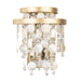 Varaluz - 377W02FG - Two Light Wall Sconce - Kalani - French Gold
