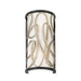 Varaluz - 381W02MBAR - Two Light Wall Sconce - Scribble - Matte Black/Artifact